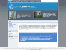 Tablet Screenshot of elettrochimicaceci.com